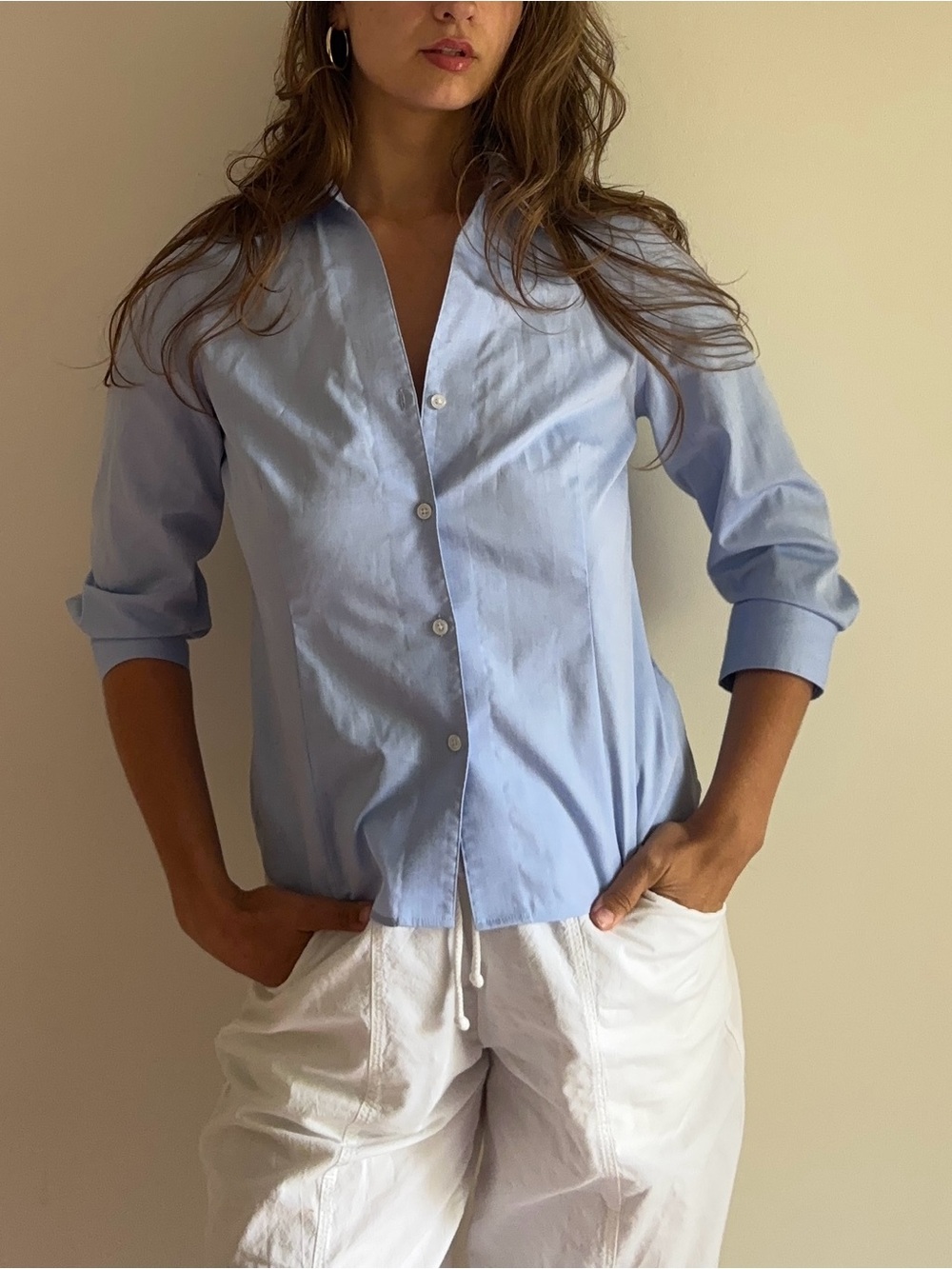Jones New York Light Blue Dress Shirt